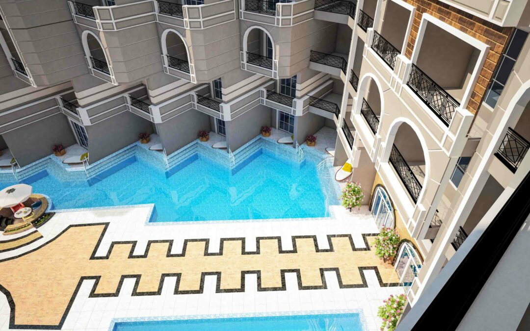 2 Bedroom Unfurnished Apartment Juliana Resort Hurghada 2nd Floor